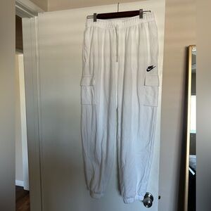 Women’s White Nike Sweatpants